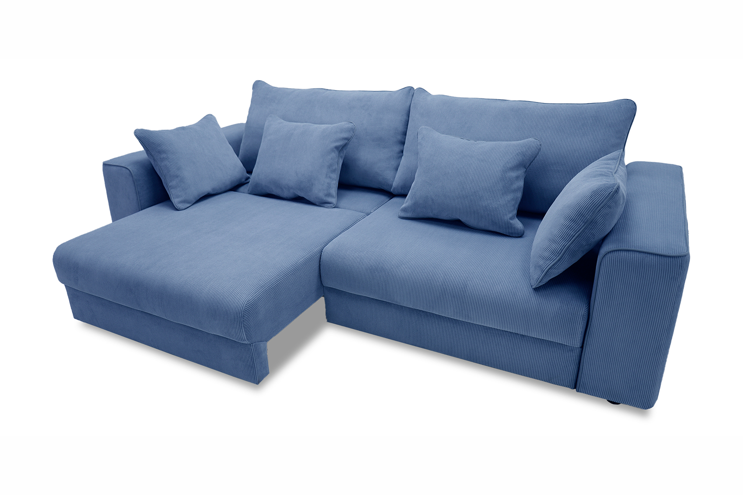 Прямые диваны - изображение №4 "Диван Шери еврокнижка / индиго"  на www.Angstrem-mebel.ru